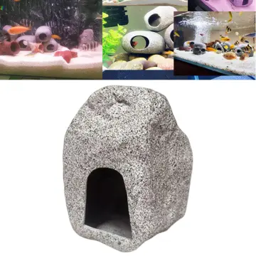 Springsmart Aquarium Hideaway Rock Cave for Aquatic Pets to Breed