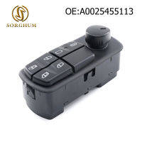 Sorghum กระจกไฟฟ้า Regulator Master Switch 0025455113 A0025455113 Fit สำหรับ Benz รถบรรทุก Axor &amp; Atego รถ Part