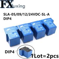 รีเลย์กำลัง2ชิ้น/ล็อต Sla-05vdc-Sl-A Sla-12vdc-Sl-A Sla-09vdc-Sl-A Sla-24vdc-Sl-A 5V 9V 12V 24V 30a 4pin ถ่ายทอดเวลา T90ใหม่