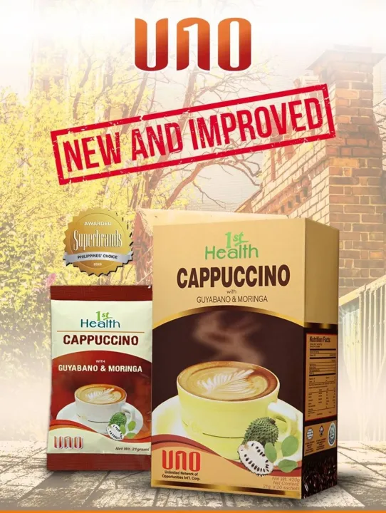 Uno Cappuccino Coffee (20 sachets) Lazada PH