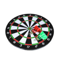 กระดานปาเป้า ขนาดมาตรฐาน 17 นิ้ว ปาเป้า เกมปาเป้า DART BOARD แบบหนา บอร์ดปาเป้า ปาได้ทั้ง 2 หน้า พร้อมลูกดอก 6 ลูก และ T0644