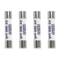 4X 1000V 500MA 6.3 x 32mm White Ceramic Fuse for Multimeter