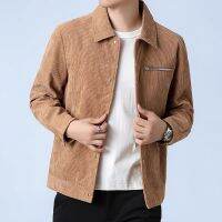 2023ฤดูใบไม้ร่วง Corduroy แจ็คเก็ตผู้ชายเกาหลีแฟชั่น Casual Outwear Social Streetwear er Coat Jaqueta Masculina ผู้ชายเสื้อผ้า