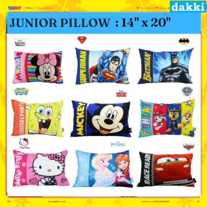DAKKI JUNIOR PILLOW 14 X20 Asstd.Design Lazada PH