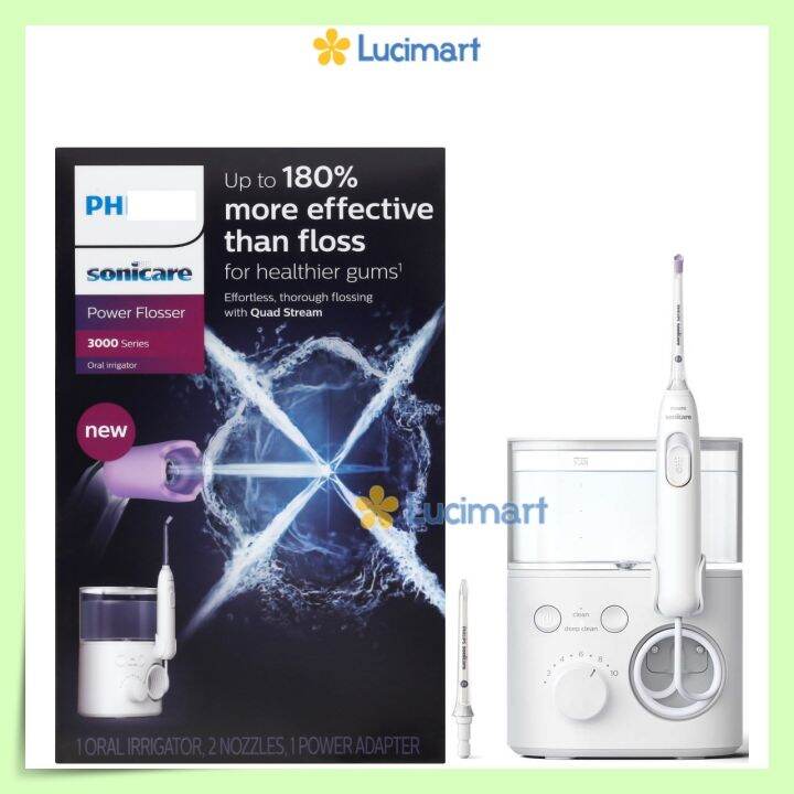 Máy tăm nước Philips Sonicare Power Flosser 3000 Oral Irigator HX3711