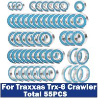 ◄❃۞ TRX6 Bearing Kit ( 55 PCS ) Compatible with Traxxas TRX-6 Crawler Front Rear Axle Ball Bearings Set