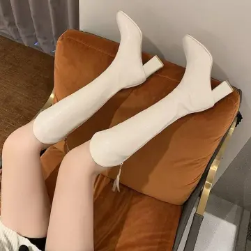 Plus size high heel boots hotsell