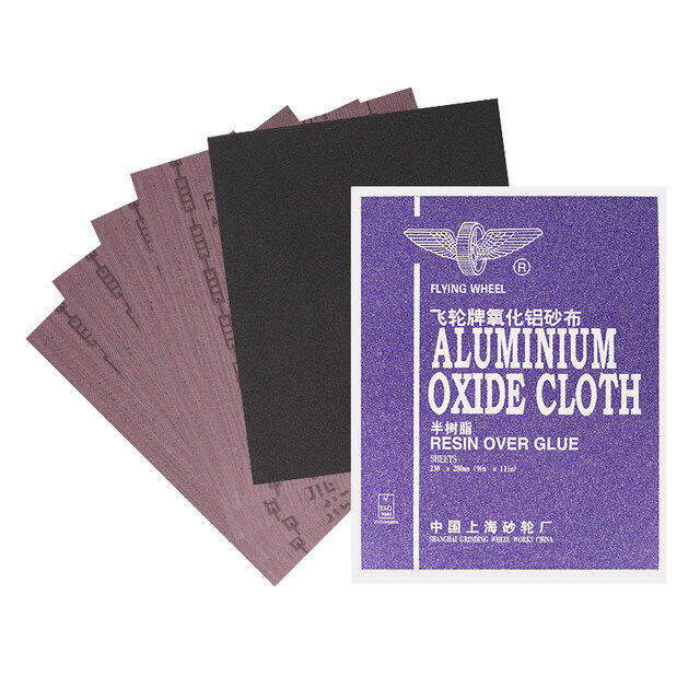 Aluminum Oxide Cloth Emery Cloth Sandpaper For Metal 50 sheets/box