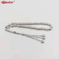 Tasbih Silvers Colore Stelle E Luna Perline Rosario Musulmano 33 Parcoiale Bracciale Regalo Islamico Gioielli Stile In Turky