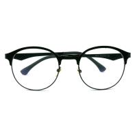 แว่นตาเกาหลี Fashion แว่นตา รุ่น 9545 กรอบแว่นตา Eyeglass frame ( สำหรับตัดเลนส์ ) ทรงสปอร์ต วัสดุ สแตนเลสสตีล หรือเหล็กกล้าไร้สนิม Stainless Steel ขาข้อต่อ Spectacles EyewearTop Glasses