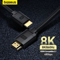 【CW】∋㍿◇  Baseus 8K HDMI-compatible Cable for 8K/60Hz 4K/120HZ 48Gbps Digital PS5 PS4 Laptop TV Projectors