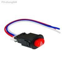 Button Switch Motorcycle Emergency Lamp Hazard Light Modified Scooter Warning 12V-24V 1x 40x25mm 5A Accessories