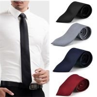 Fashion Solid Plain Neck Necktie Silk Tie wedding