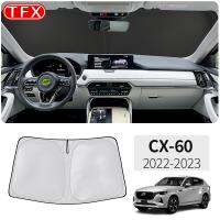 ที่บังแดดสำหรับรถยนต์ CX60 Mazda CX-60 CX 60 2022-2023,ที่บังแดดกระจกนาโนของเล่นเด็กบาจาหมวกกันแดดตกแต่งภายในรถยนต์