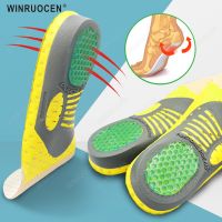 (Best Movement) Winruogen Unisex สำหรับ Plantar Fasciitis High Arch Support Insoles Premium PVC Orthopedic Shoes Sole Sports Feet Care Insert