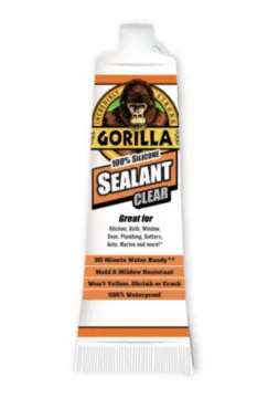 Gorilla Glue 108324 - Gorilla Waterproof Caulk & Seal - Clear (2.8oz)