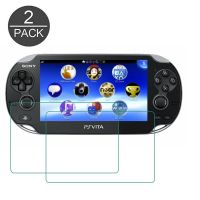 ปลอกฟิล์มป้องกันปกป้องเต็มจอ HD 1/2ชิ้นกระจกเทมเปอร์สำหรับคอนโซล Playstation Psvita PS Vita PSV 1000