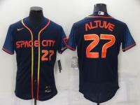 เสื้อผ้ารักบี้ล่าสุด Baseball uniform Houston Astros 23 2 27 ALTUVE embroidery city fans training shirts with short sleeves