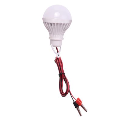 E27 12W LED Emergency Light Bulb Camping Hunting Outdoor Lamps Light DC 12V
