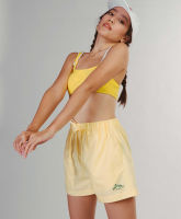 Holiday club shorts (yellow) - กางเกงขาสั้นเอวสม๊อค (สีเหลือง)