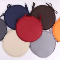 【YF】 30/38cm Sponge Round Circular Cushion Garden Removable Tie-on