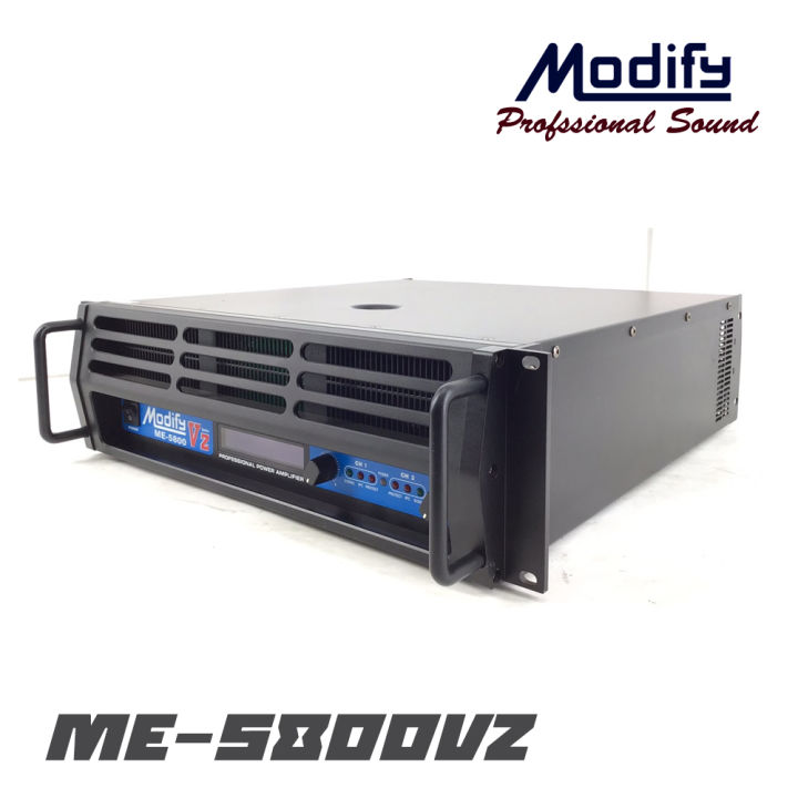 modify-me-5800vz-เพาเวอร์แอมป์-2ch-กำลังขับ-1500-2-วัตต์ที่-8-โอห์ม-สินค้าใหม่แกะกล่อง-รับประกันสินค้า-1-ปี