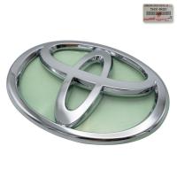 Logo โลโก้ TOYOTA โตโยต้า ติดฝาท้าย ของแท้ 1ชิ้น โตโยต้า ฟอร์จูนเนอร์ สีโครเมี่ยม สำหรับ โตโยต้า Toyota Fortuner SUV 4x2 4x4 ปี 2012-2015