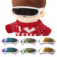 Accessories for 1/31/4 BJD Kids Girls Gift For 20cm Dolls Cute Heart Frame Plush Doll Eyeglasses Colorful Ski Goggles