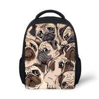 HOT★เลดี้น่ารักสัตว์เลี้ยงสุนัขพิมพ์ Mini กระเป๋าสตางค์พกพาแฟชั่น Daypack Bulldog Pug กระเป๋าสะพาย PU สำหรับผู้หญิงลำลอง Rucksack Mochilas Escolar