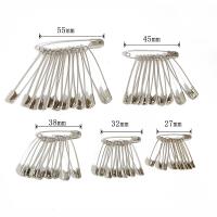 50Pcs Silver Safety Pins DIY เครื่องมือเย็บผ้าอุปกรณ์เสริมเข็มสแตนเลสขนาดใหญ่ Safety Pin เข็มกลัดขนาดเล็กอุปกรณ์เสริมเครื่องแต่งกาย-sjgr1237