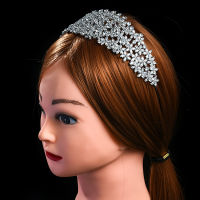 New Luxury Baroque Rhinestone Bridal Crown Tiaras Zircon Flowers Tiaras Bride Headbands Wedding hair jewelry accessories Gift