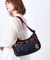 Lesportsac 2023 กระเป๋าสะพายข้างแบบใหม่กระเป๋าสะพายข้างแฟชั่นพิมพ์ลาย7520มาพร้อมกระเป๋าใส่เหรียญ