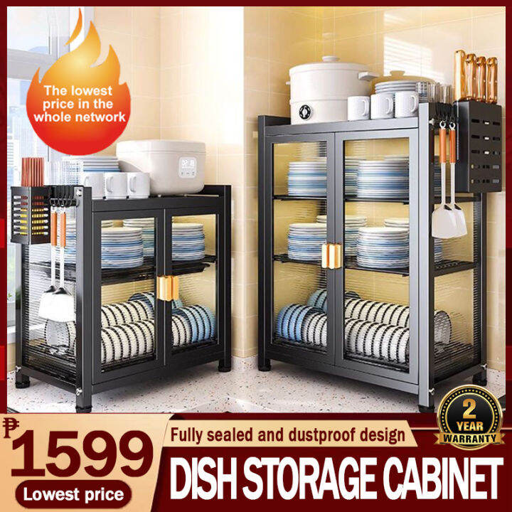 2/3Tier Dish Rack Organizer Dish Countertop Storage