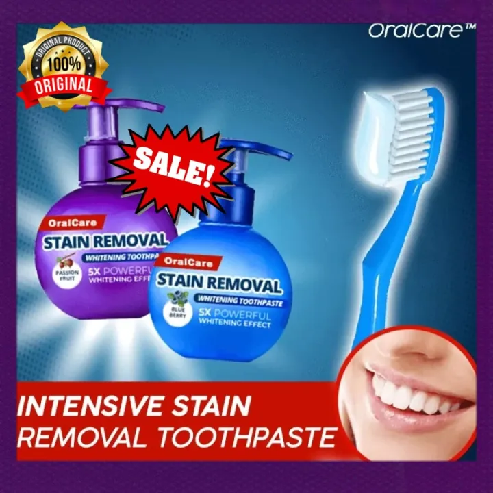 Baking Soda Stain Removal Whitening Toothpaste Anti Bleeding Fresh Healthy Gums Lazada PH