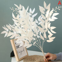 HONG ✨Ready Stock artificial leaves bouquet fake willow wedding backdrop faux foliage home decor