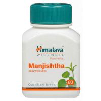 Himalaya Manjishtha สมุนไพรลดเลือนจุดด่างดำ ฝ้า ผิวใส SKIN WELLNESS 60 Tab