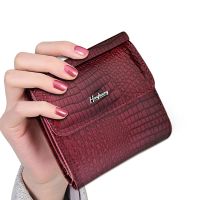 HH Genuine Leather Womens Wallet Mini Wallets Women Short Clutch Luxury Female Purse Card Holder Ladys Coin Purses