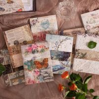 แพนด้าออนไลน์100ชิ้นดอกไม้จดหมายชุดวัสดุย้อนยุคกระดาษอัลบั้ม DIY Journaling วางแผนไดอารี่งานฝีมือสมุด