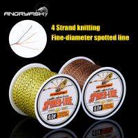 Angryfish 4 Strands 100m PE Braided Fishing Line CamoYellow Brown and Fruit Green Strong endurance 10-60LB Fishing Lines