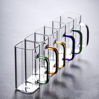 【CW】 Transparent glass cup whiskey tea beer double creative heat resistant cocktail Vodka wine mug Drinkware tumbler cups Wholesale