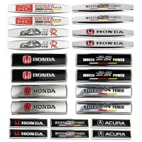 Hot New 2pcs Mugen Power Acura Metal Car Sticker Auto Body Side Emblem Badge Rear Decal for Honda Odyssey City Jade Insight CRZ zhi