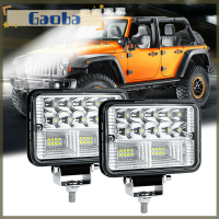 Gaoba ไฟ LED ทำงาน78W 4นิ้วโคมไฟจุดน้ำท่วมทางวิบากสำหรับรถบรรทุก SUV 12V 24V