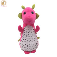 Pitaya ไดโนเสาร์ตุ๊กตา Plush Soft ตุ๊กตาสั้นน่ารัก Dragon Fruit Plush ของเล่นสำหรับแฟนๆเด็กวันเกิดของขวัญ