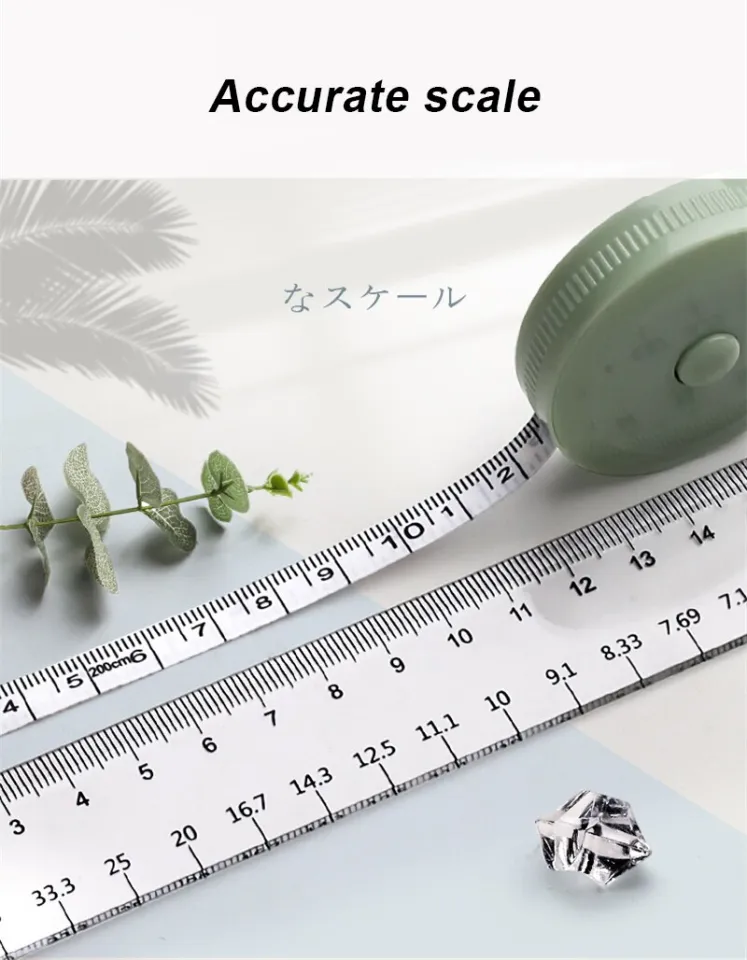 4 Pieces Body Tape Measure Body Measuring Tape Weight Loss, Retractable  Push Button and Double Scale, Measuring Tape for Body Measurements Cloth  Soft Small Waist Fabric Sewing Tailor, 150cm/60inch Black