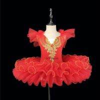 Sunfriday Colors Professional Ballet Tutu Dress Girl Dance Costume Child Performance Ballerinas Tutu Kids Child Jazz Dance Dress