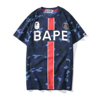 BAPE เสื้อเชิ้ตลำลอง แขนสั้น สไตล์แฟชั่น