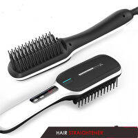 Travel Electric Ionic Care แปรงหนีบผมตรง Fast Heater ทรงผม Sikly Flat Iron หวี Simple Salon สไตล์ Straightener Wand