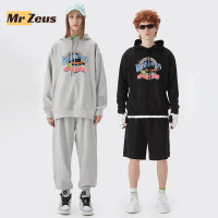 Zeus Sports เสื้อสเวตเตอร์  เสื้อกันหนาวมีฮู้ด เสื้อกันหนาว เสื้อแขนยาวชาย เสื้อกันหนาว ขี้ขลาด คลาสสิก ด้านล่างกันลื่น อเนกประสงค์ MWY2392Z5X 39Z230926