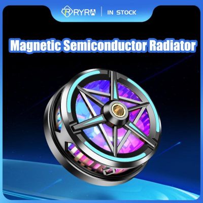 ❒❀ RYRAMini RGB Magnetic Gaming Phone Cooler Radiator Semiconductor Air-cooled Mobile Phone Gamer Cooling Air Cooler For Cell Phone