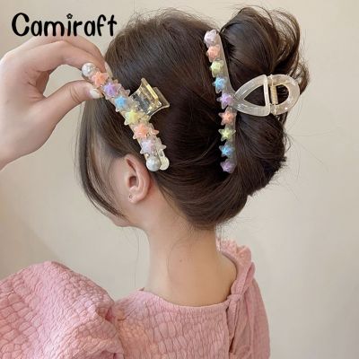 Camiraft กิ๊บติดผมกิ๊ปติดผมดาวหัวใจน่ารักโปร่งใสสำหรับผู้หญิงหญิงสาว2023แฟชั่น Y2k น่ารักสไตล์ K-อุปกรณ์ติดแต่งผมกิ๊บหนีบผม